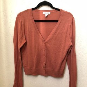 Burnt Orange Cardigan 🍂